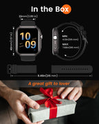 Smart Watch for Men for iPhone&Android: 100 Day+Battery Life, Smart Watch(Answer/Make Calls)