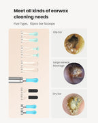 Removal Tool for Ear - Spade Ear Canal Cleaner with Camera 1080P Earscope