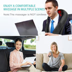 Back and Neck Massager, Back Massager Deep Tissue Kneading Neck and Shoulder Massage with Heat