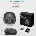 Foot Massager with Heat, FSA Eligible Deep Kneading Therapy Air Compression