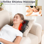 Neck and Back Massager for Pain Relief Deep Tissue with Heat, Shiatsu Shoulder Massager