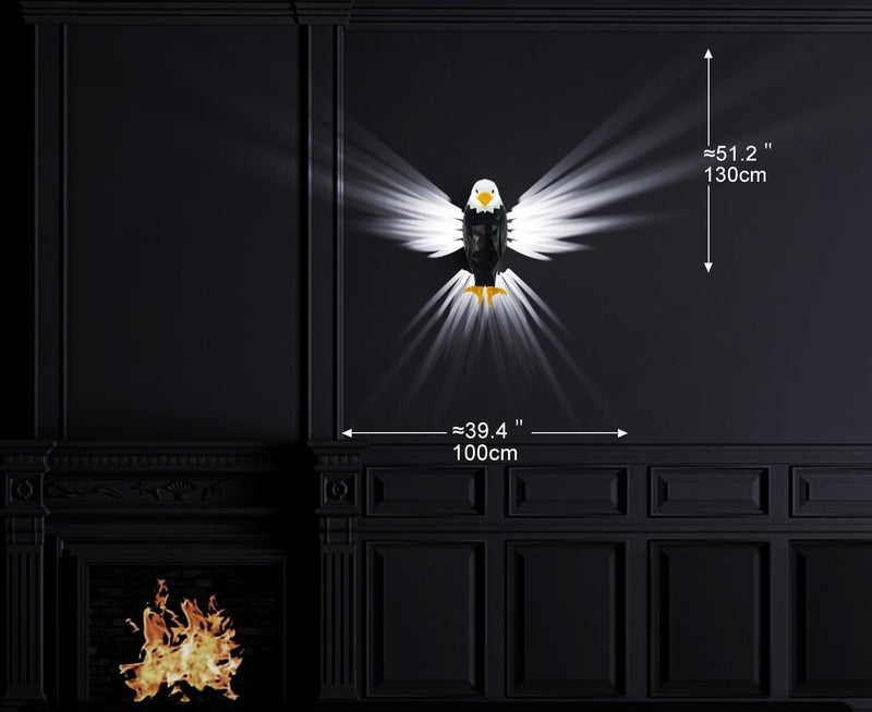 Buy 1 Get 1 Free 🔥  - Eagle Light Lamp With Remote Control & Powered by Battery- Pack of 2