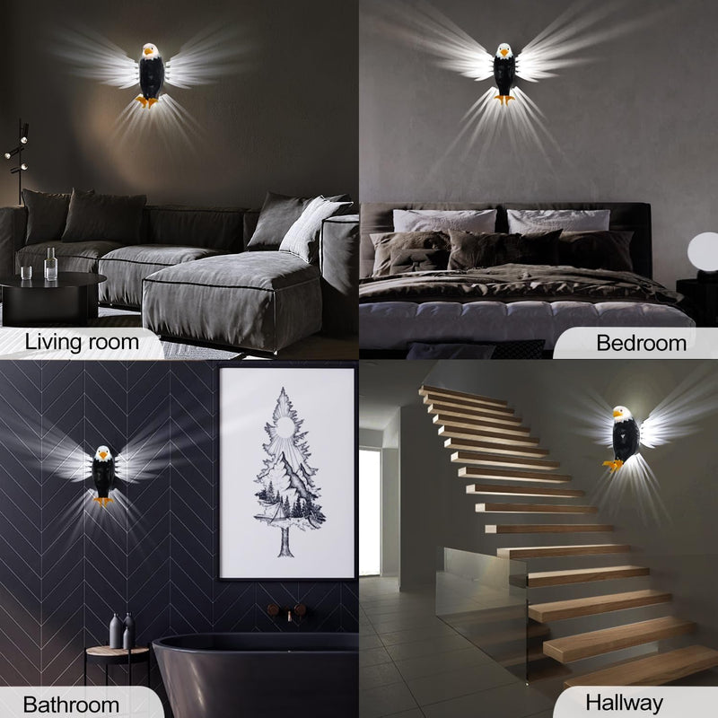Buy 1 Get 1 Free 🔥  - Eagle Light Lamp With Remote Control & Powered by Battery- Pack of 2