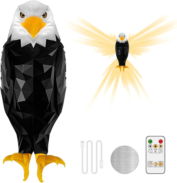 Buy 1 Get 1 Free 🔥  - Eagle Light Lamp With Remote Control & Powered by Battery- Pack of 2