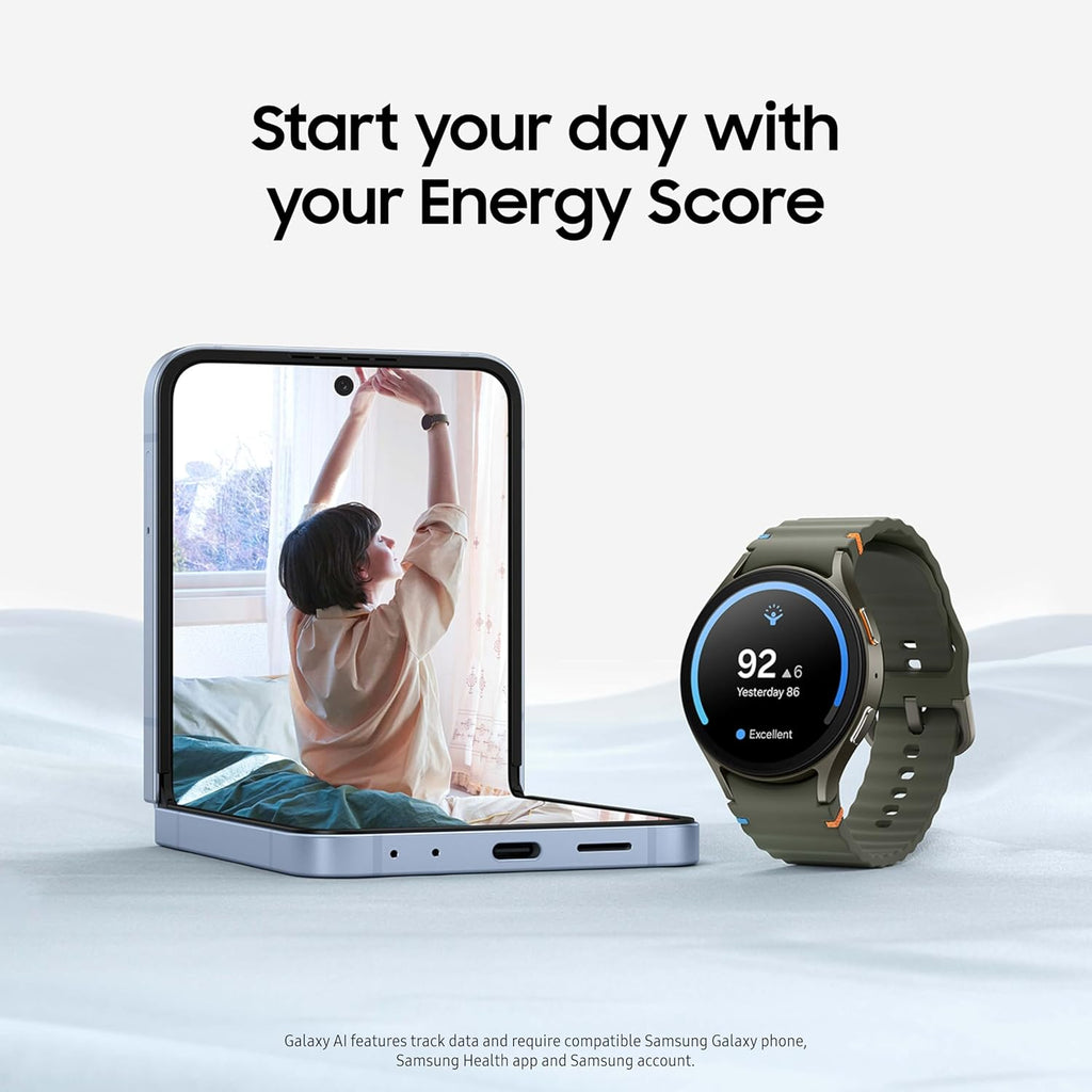 Samsung Galaxy Watch 7 (40mm, Bluetooth) – AI Smartwatch with Energy Score & Wellness Tips