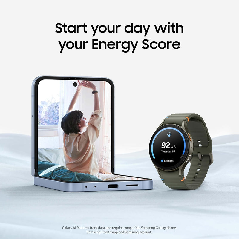 Galaxy Watch 7 (40mm, Bluetooth) – AI Smartwatch with Energy Score & Wellness Tips