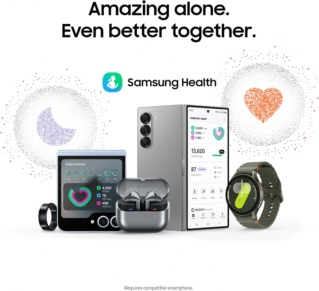 Samsung Galaxy Watch 7 (40mm, Bluetooth) – AI Smartwatch with Energy Score & Wellness Tips